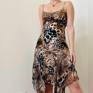 Cache animal print dress